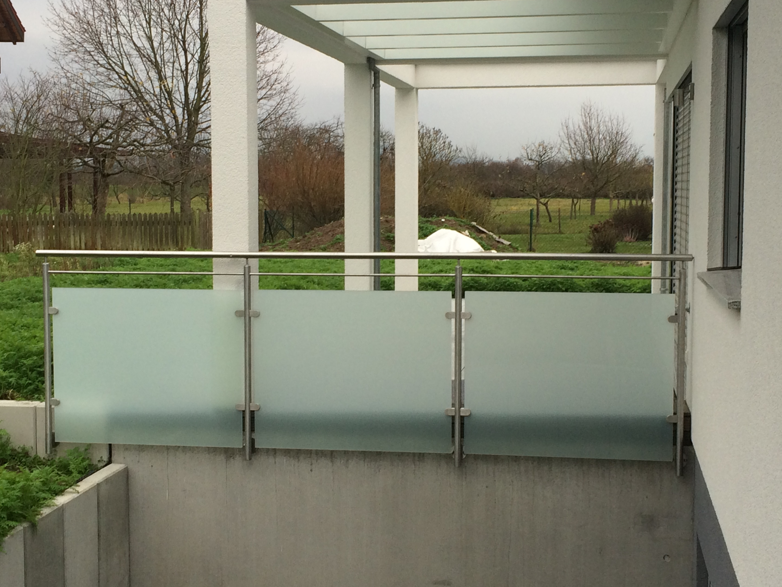 Edelstahl Geländer Glas Bietigheim 4