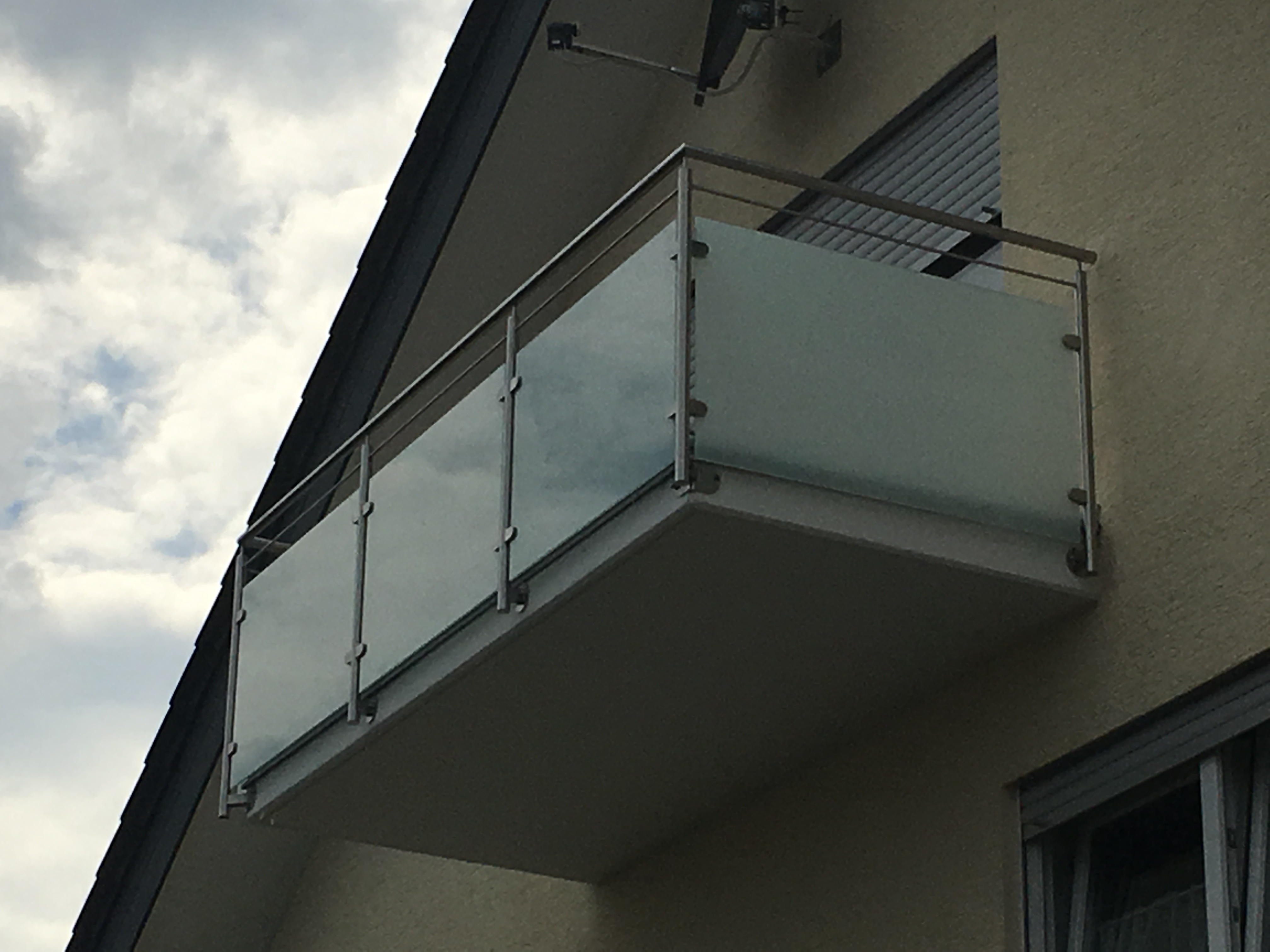 Edelstahl Geländer Glas Großweier 1