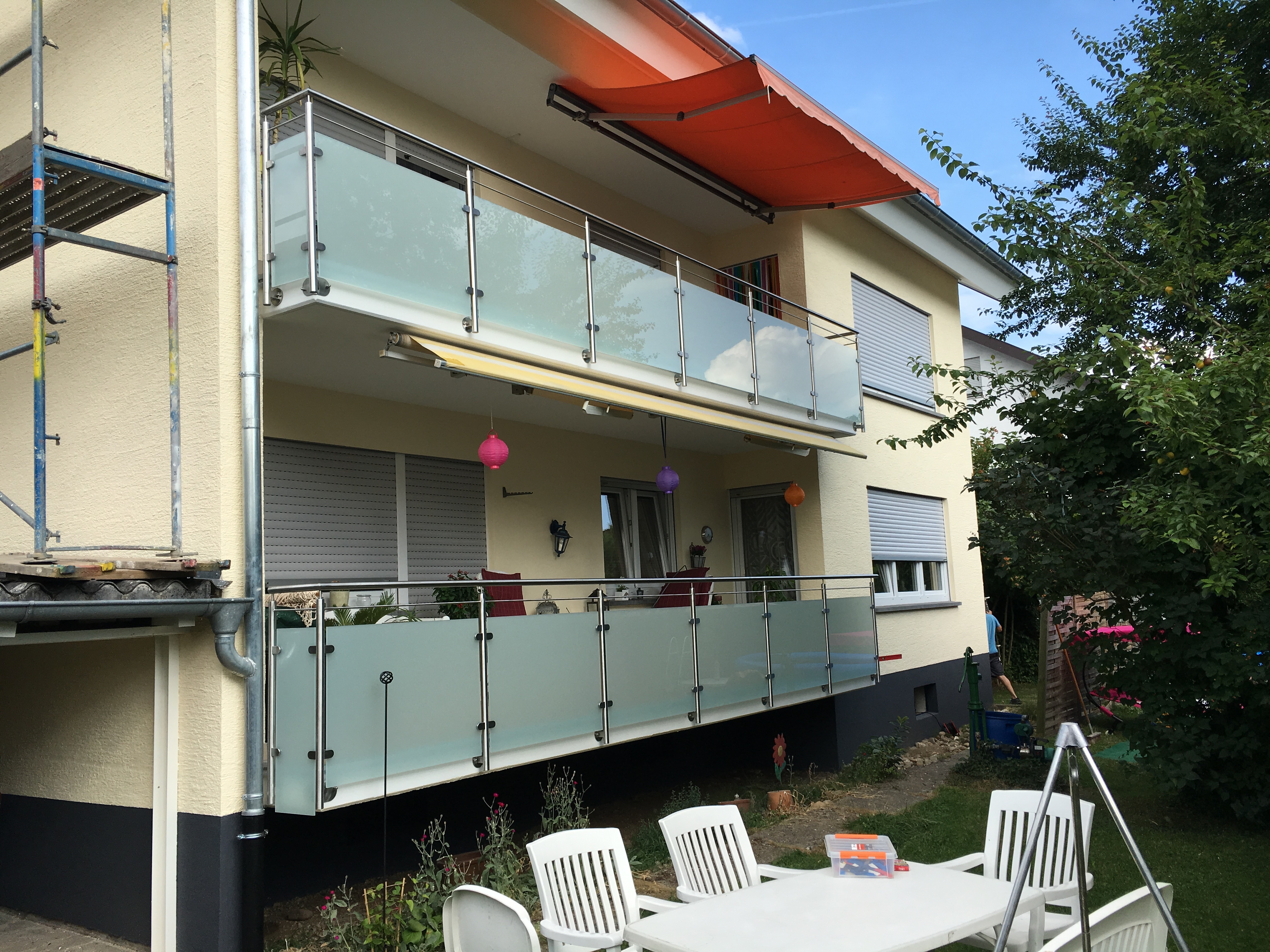Edelstahl Geländer Glas Großweier 2