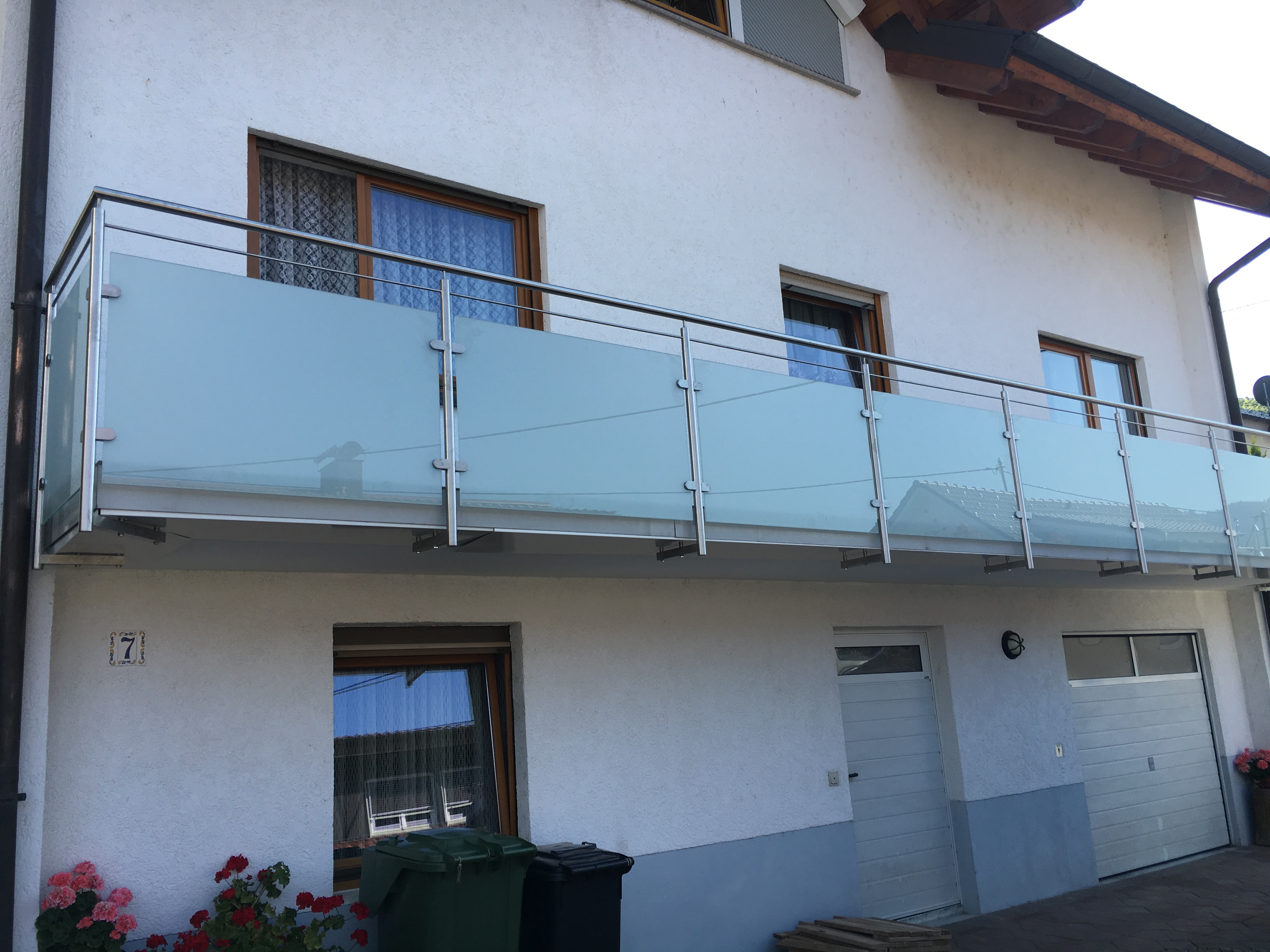 Edelstahl Geländer Glas Kappelrodeck 2
