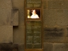 Bronze Stele Stuttgart und Beschriftung