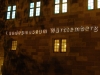 Bronze Stele Stuttgart und Beschriftung